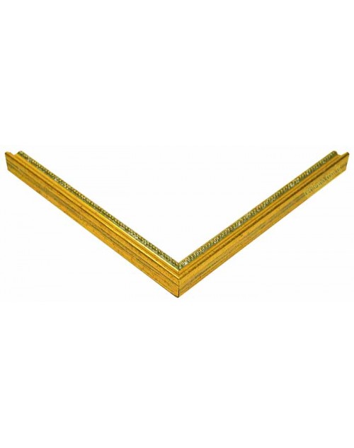Κορνίζα ξύλινη 1,7 εκ.σκαλιστή χρυσή 285-202-000
